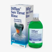 For painful and Inflamed Sore Throats Gargle or Rinse